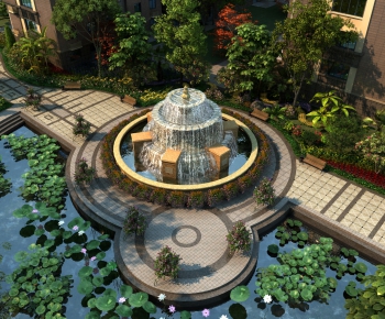 Modern Garden Landscape-ID:642267523