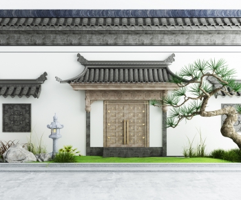 New Chinese Style Garden-ID:338883686
