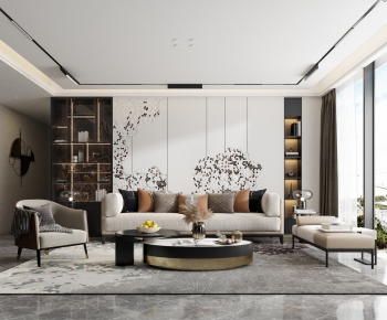 Modern A Living Room-ID:870304316
