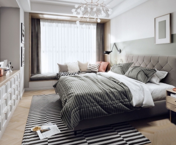 Nordic Style Bedroom-ID:832548978