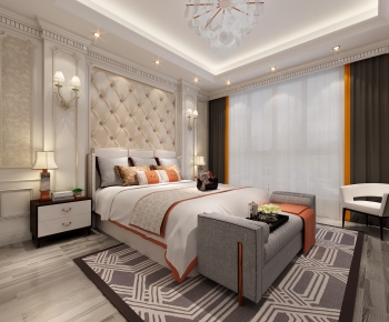 Simple European Style Bedroom-ID:169037225