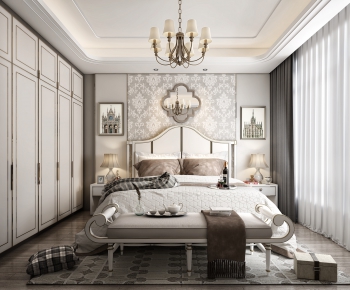 American Style Bedroom-ID:747314566