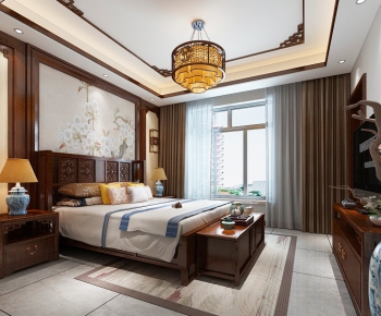 Chinese Style Bedroom-ID:979056543