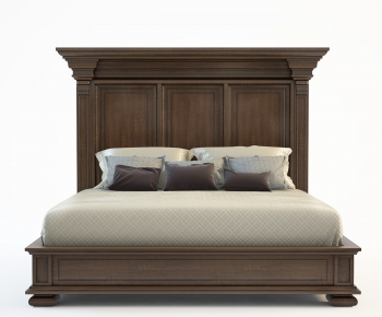 American Style Double Bed-ID:734190894