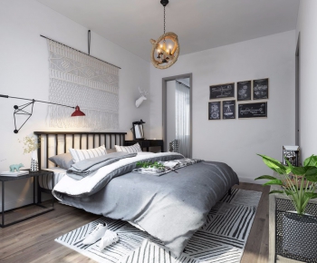 Nordic Style Bedroom-ID:704446217