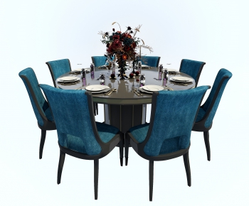 Modern Dining Table And Chairs-ID:219644635