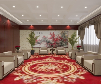 New Chinese Style Reception Room-ID:896294365