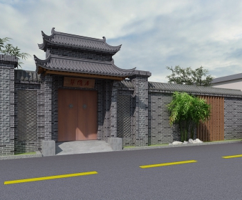 Chinese Style Facade Element-ID:701080448