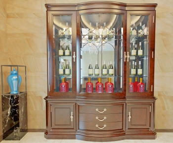 Classical Style Wine Cabinet-ID:680346191