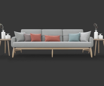 Modern Three-seat Sofa-ID:135257725