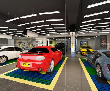 Industrial Style Automobile 4S Shop-ID:241146231