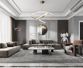 Modern A Living Room-ID:279236137