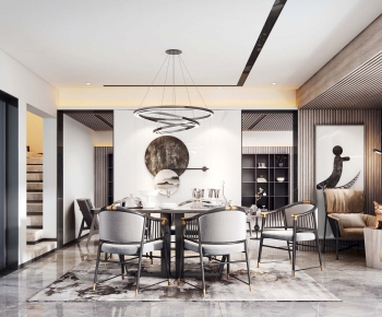 New Chinese Style Dining Room-ID:542190218