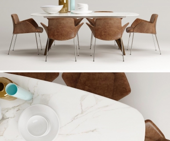 Modern Dining Table And Chairs-ID:105555149