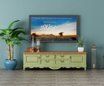 American Style TV Cabinet-ID:689597313
