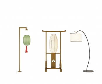 New Chinese Style Floor Lamp-ID:319074674