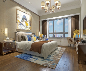 New Chinese Style Bedroom-ID:283271986