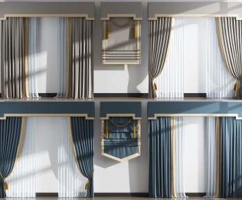 Modern New Chinese Style The Curtain-ID:268392881