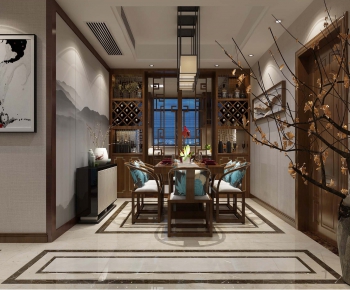 New Chinese Style Dining Room-ID:279468719