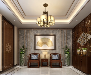 New Chinese Style Hallway-ID:277281944