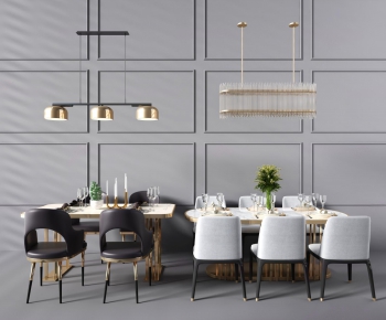 Modern Dining Table And Chairs-ID:871271124