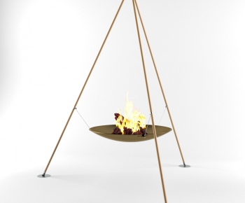 Modern Fireplace-ID:400420711