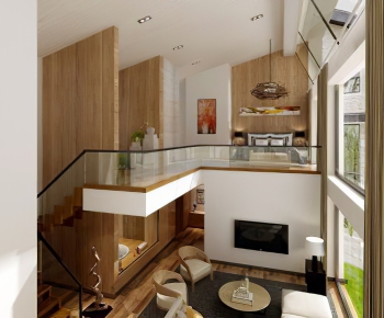 Modern A Living Room-ID:595287616