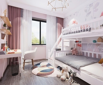 Nordic Style Girl's Room Daughter's Room-ID:154343155