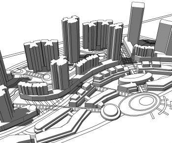 Modern Architectural Bird's-eye View Planning-ID:465333677