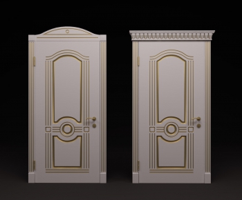 European Style Solid Wood Door-ID:178000467