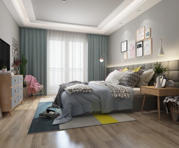 Nordic Style Bedroom-ID:543979619