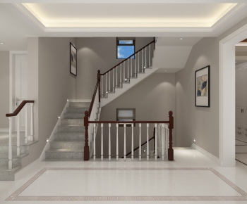 American Style Stairwell-ID:885127931