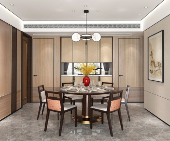 New Chinese Style Dining Room-ID:520244273