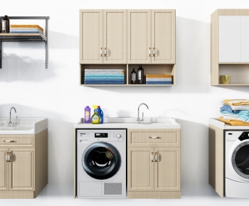 Modern Laundry Cabinet-ID:771514347