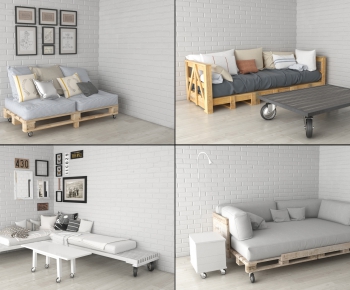 Industrial Style Sofa Combination-ID:304012853