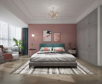 Nordic Style Bedroom-ID:582766289