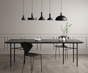 Modern Dining Table And Chairs-ID:645151829