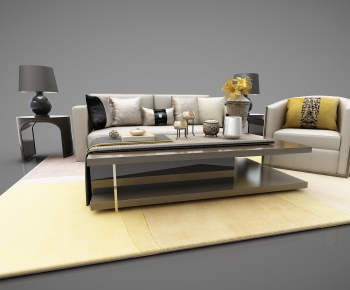 New Chinese Style Sofa Combination-ID:910594228