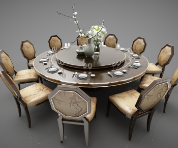 New Chinese Style Dining Table And Chairs-ID:604675138
