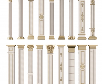 Simple European Style Roman Pillar-ID:136635635