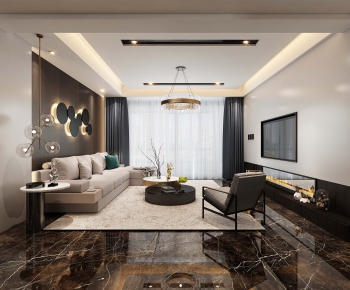 Post Modern Style A Living Room-ID:879479225
