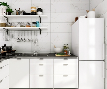 Nordic Style Kitchen Cabinet-ID:345270897