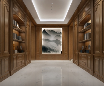 New Chinese Style Hallway-ID:963120988