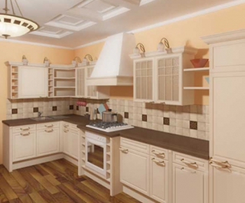European Style Kitchen Cabinet-ID:363863866