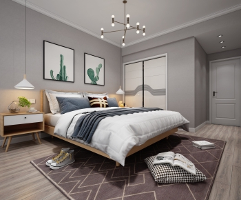 Nordic Style Bedroom-ID:242418855