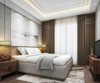 New Chinese Style Bedroom-ID:561846674