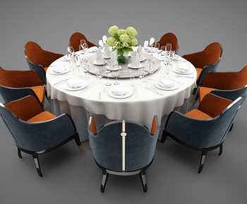 Modern Dining Table And Chairs-ID:666292394