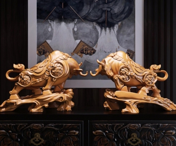New Chinese Style Sculpture-ID:662745718