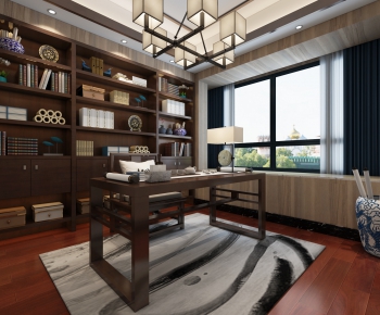 New Chinese Style Study Space-ID:773607883