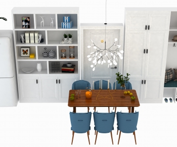 Modern Dining Table And Chairs-ID:530490346